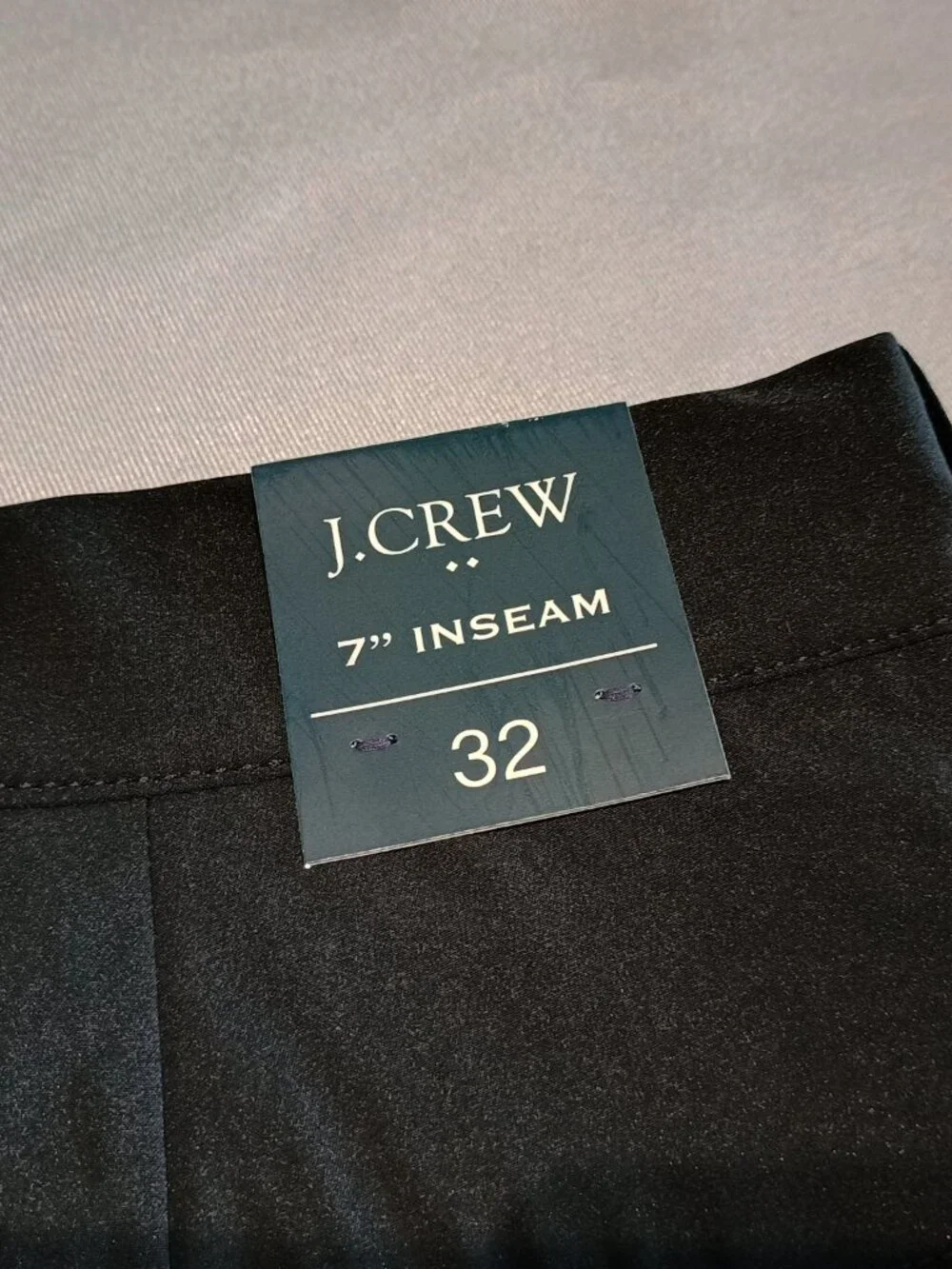 Men's J Crew Tech Shorts - Black - 32